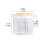 2.5L Baking Measuring Cup Scale Mixing Bowl with Lid Transparent 11