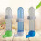 Pet Bird Plastic Auto Feeder Parrot Cockatiel  Feeding-White 3