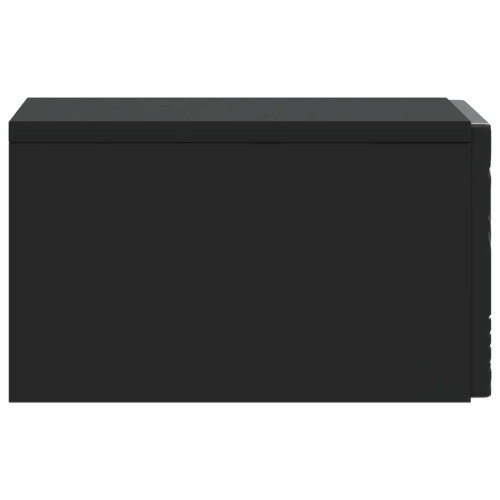 VidaXL vidaXL Wall-Mounted Side Table 2 pcs Black 34.5 x 33 x 20 cm 1