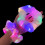 Chouchous pour cheveux lumineux LED, 6 pièces, bande élastique 10