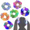 Chouchous pour cheveux lumineux LED, 6 pièces, bande élastique 8