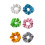 Chouchous pour cheveux lumineux LED, 6 pièces, bande élastique 4