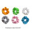 Chouchous pour cheveux lumineux LED, 6 pièces, bande élastique 3
