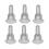 Clear 50x Ear Safety Back Pad Backstops Earring Non-slip Stopper 7
