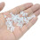 Clear 50x Ear Safety Back Pad Backstops Earring Non-slip Stopper 8