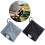 Serviette de golf avec mousqueton pour sac de golf,-Gris 2