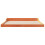 VidaXL vidaXL Bed Frame Wax Brown 200 x 200 cm Solid Pine Wood 4