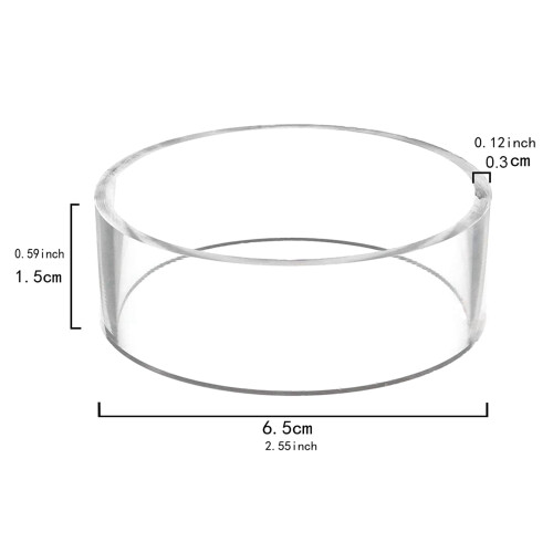 Support de balle Transparent, présentoir, Base de Support pour 2
