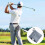 Serviette de golf avec mousqueton pour sac de golf,-Gris 7