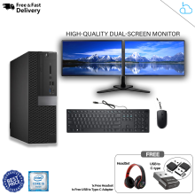 Dell Optiplex SFF Business Desktop Computer, Core i5, 8 GB RAM, 256 GB SSD. - Refurbished