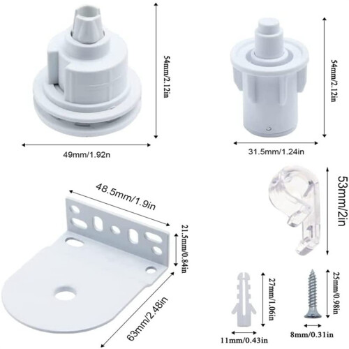 32 mm rolgordijnkoppeling, rolgordijnkoppeling, 1