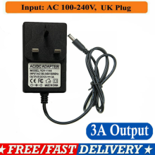 12V 3A DC UK Plug Power Supply Adaptor Transformer for LED Strips CCTV