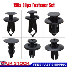 190Pcs Plastic Car Trim Clips Kit Auto Fastener Push Trim Clips Pin Rivet Bumper