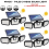 HEAD 3-Head 74 LED Solar Powered PIR Motion Sensor Wall Garden Security Flood Lamp 1