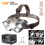 USB 100000LM LED Headlamp Rechargeable LED Lamp Headlight Head Torch Cable Light 1