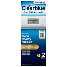 Clearblue Pregnancy Digital Test Sticks with Conception Indicator - 2 Tests
