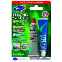 Rapid Steel Epoxy Putty Adhesive Metal Weld Glue Bonding Cracks Filler Strong