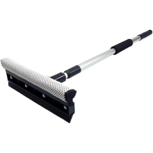 Extendable Window & Glass Cleaner 2-in-1 Sponge Squeegee for Car & Home
