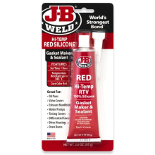 JB WELD RED ALL PURPOSE RTV 100% SILICONE SEALANT & ADHESIVE 31314UK
