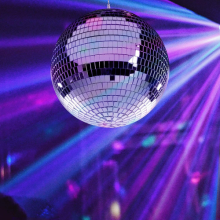 Mirror Disco Ball Silver Hanging Glitter Ball For DJ Dance Party Parties - 200mm