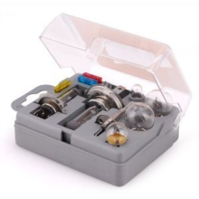 H4,H7 & H1 Universal Emergency Travel 10 Piece Cars & Caravans Bulb & Fuse Kit