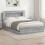 VidaXL vidaXL Bed Frame with Storage Grey Sonoma 160 x 200 cm Engineered Wood 1