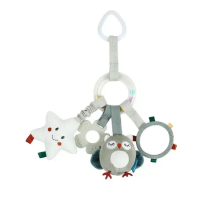 Kyoot Owl Clip On Hanging Soft Baby Toy for Pram Cot Car Seat Crib Buggy Chair