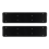 Black Number Plate Holder Surround PAIR ABS Registration Plate Front and Back 1