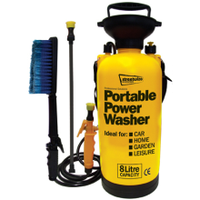 Portable Power Washer - 8L Multipurpose Sprayer Car, Garden, Home, Outdoor Patio