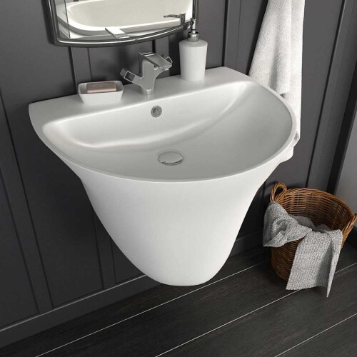 VidaXL vidaXL Basin White 56 x 48 x 42 cm Glazed Ceramic