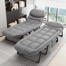 Single Foldable Folding Bed & Mattress Guest Bed Heavy Duty Portable Large Bed