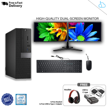 Dell Optiplex SFF Business Desktop Computer, Core i5, 8 GB RAM, 480 GB SSD. - Refurbished