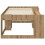 VidaXL vidaXL Kids'Bed Frame with Storage Artisan Oak 75 x 190 cm 2