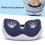 Pressure relief seat pad for tailbone and back pain 2