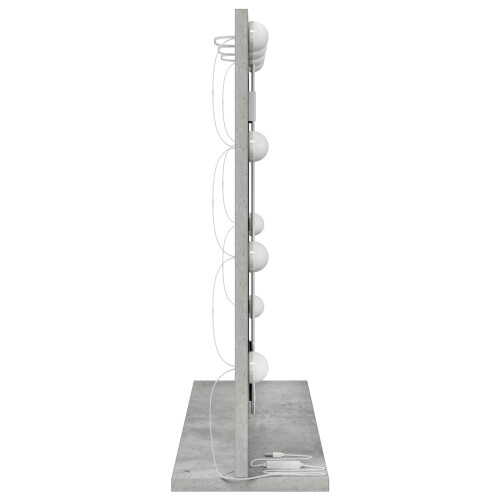 VidaXL vidaXL Vanity Mirror Rectangular Concrete Grey 60 x 55 x 18 cm 1