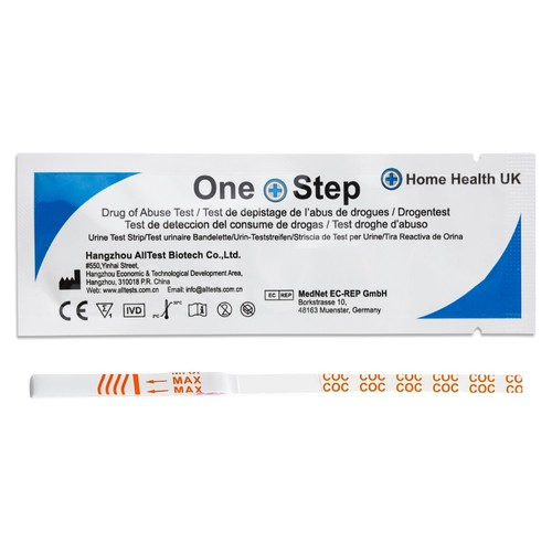 Cocaine Drug Testing Kit - Urine Test Strips - High Sensitivity 100ng/mL
