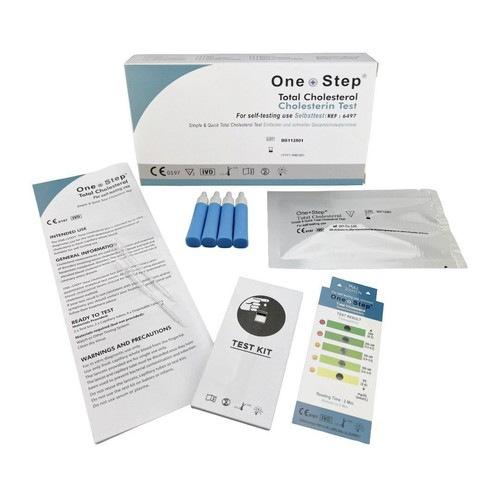 One Step Total Cholesterol Test Simple and Quick | 2 Tests