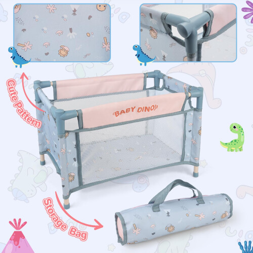 deAO Toys 6-in-1 Baby Doll Playset -Blue 2