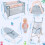 deAO Toys 6-in-1 Baby Doll Playset -Blue 4