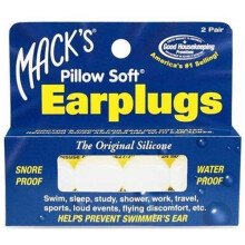 Macks Pillow Soft Ear Plugs White (2 Pairs)