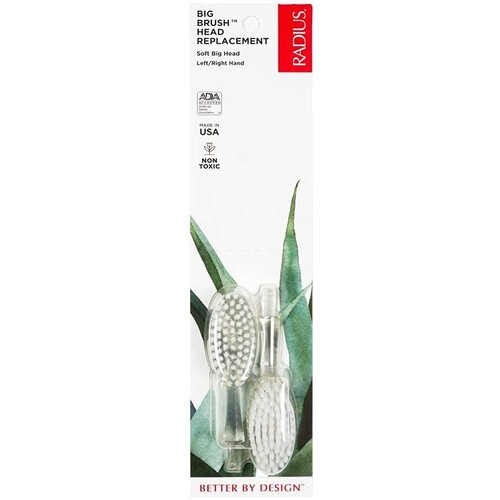 RADIUS  The Big Brush Replacement Head (2 Pack)