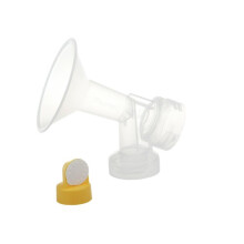 One-Piece Breastshield w/ Valve and Membrane for Medela Breast Pumps (All Sizes)