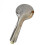 (Grey surface) Air Boost Handheld Shower Head High Pressure Rain Showerhead Electroplated Shower Nozzle 3-Pattern Adjustable Showerhead 4