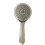(Grey surface) Air Boost Handheld Shower Head High Pressure Rain Showerhead Electroplated Shower Nozzle 3-Pattern Adjustable Showerhead 5