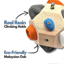 Handcrafted Boulders Block - Finger Strength Focus Ball for Rock Climbing, Grips Trainer for Outdoor Enthusiasts, Climbers, and Gift Ideas