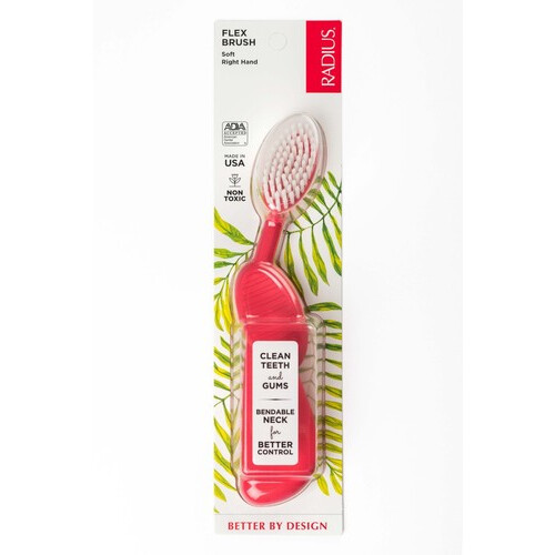 Radius Flex Brush, Soft Bristles - Right Hand