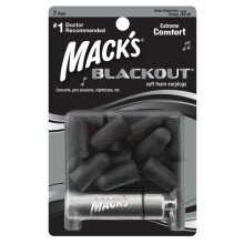 Blackout Soft Foam Ear Plugs 7 Pairs + Travel Case