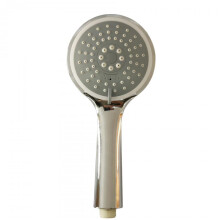 (Grey surface) Air Boost Handheld Shower Head High Pressure Rain Showerhead Electroplated Shower Nozzle 3-Pattern Adjustable Showerhead
