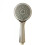 (Grey surface) Air Boost Handheld Shower Head High Pressure Rain Showerhead Electroplated Shower Nozzle 3-Pattern Adjustable Showerhead 1