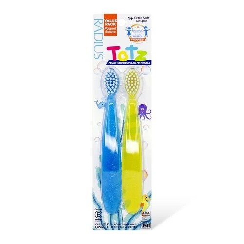 Radius Totz Brush (18 mo+), Pack of Two